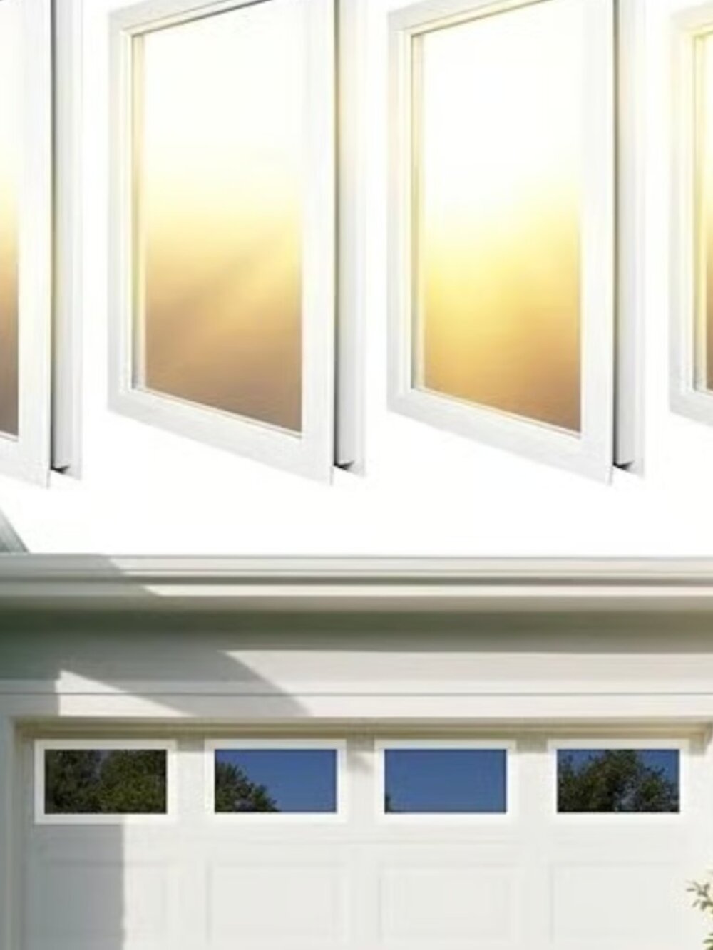 4 Pack Garage Door Window Inserts – 20.8 x 13.8" Clear Replacement Panels